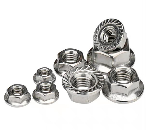 如何安裝法蘭螺母（帶齒）？